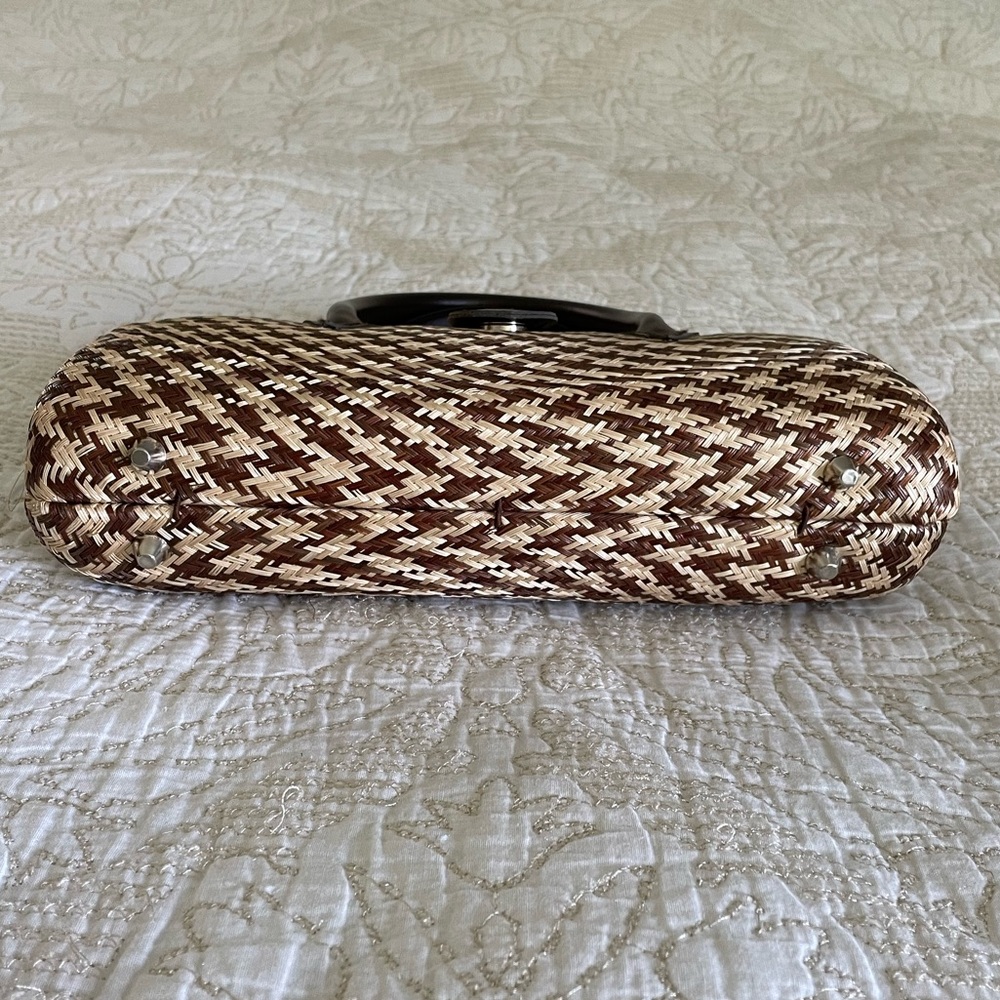 Women’s OKPTA Woven Handbag EUC Great for Spring Summer & Beach!! - Picture 6 of 6